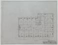Technical Drawing: Five Story Store And Office Building, Coleman, Texas: Fifth Floor Plan