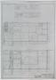 Technical Drawing: Haskell National Bank, Haskell, Texas: First & Second Floor Plans