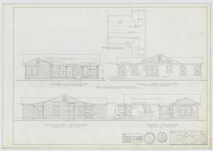 Primary view of object titled 'Veterans' Housing, Abilene, Texas: Elevation Renderings - Design 6M-B1'.