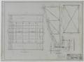 Technical Drawing: Plans For A Gymnasium For McMurry College, Abilene, Texas: Roof Frami…