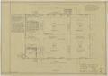 Technical Drawing: Ware House, Alpine, Texas: Floor Plan