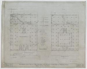 Primary view of object titled 'Store Building, Abilene, Texas: First Floor & Mezzanine Floor Plans'.