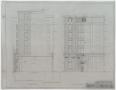 Technical Drawing: Bank And Office Building, Brownwood, Texas: Rear & Front Elevation