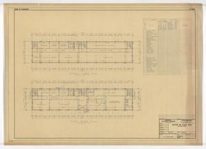 Primary view of object titled 'Abilene Air Force Base: First & Second Floor Plans'.