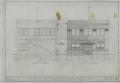 Technical Drawing: F & M State Bank, Ranger, Texas: Rear & Front Elevations