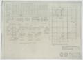 Technical Drawing: Bank Building, Midland, Texas: First Floor Framing
