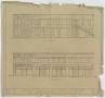Technical Drawing: Business Building, Ranger, Texas: Front & Rear Elevation