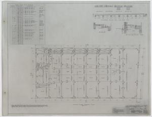 Primary view of object titled 'Bank And Office Building, Brownwood, Texas: Second Floor Framing Plan'.