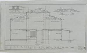Primary view of object titled 'Warehouse, Abilene, Texas: Section A-A Elevation'.