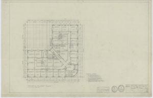 Primary view of object titled 'Permian Building Addition, Midland, Texas: Fourth Floor Plan'.
