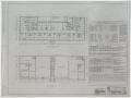 Technical Drawing: Business Building, Big Spring, Texas: First & Second Floor Plans