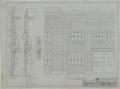Technical Drawing: Garage And Paint Shop, Coleman, Texas: Front Elevation