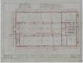 Technical Drawing: Simmons College Cafeteria, Abilene, Texas: First Floor Plan