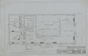 Primary view of object titled 'Haskell National Bank, Haskell, Texas: First Floor Plan'.
