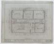 Technical Drawing: Plans For The Munday High School, Munday, Texas: Second Floor Plan