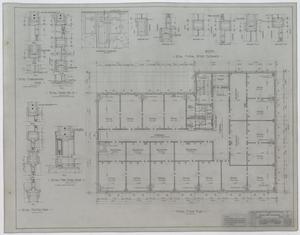 Primary view of object titled 'Five Story Store And Office Building, Coleman, Texas: Typical Floor Plan'.