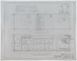 Technical Drawing: Store And Office Building, Brechenridge, Texas: Roof & Second Floor P…