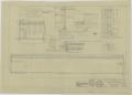 Technical Drawing: Commercial Building, Odessa, Texas: Longitudinal Elevation