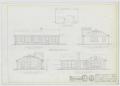 Technical Drawing: Veterans' Housing, Abilene, Texas: Elevation Renderings - Design 5M-D2