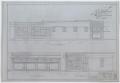 Technical Drawing: Store Building, Anson, Texas: Elevation Renderings