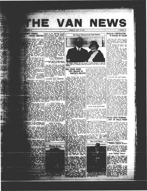 Primary view of object titled 'The Van News (Wills Point, Tex.), Vol. 3, No. 48, Ed. 1 Tuesday, October 27, 1931'.