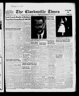 Primary view of object titled 'The Clarksville Times (Clarksville, Tex.), Vol. 87, No. 41, Ed. 1 Friday, October 30, 1959'.