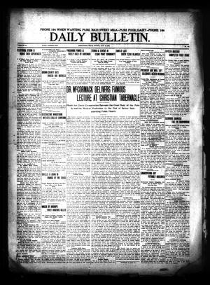 Primary view of Daily Bulletin. (Brownwood, Tex.), Vol. 11, No. 208, Ed. 1 Monday, June 19, 1911