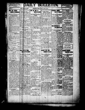 Primary view of object titled 'Daily Bulletin. (Brownwood, Tex.), Vol. 10, No. 119, Ed. 1 Saturday, March 5, 1910'.