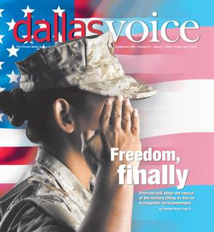 Primary view of object titled 'Dallas Voice (Dallas, Tex.), Vol. 33, No. 8, Ed. 1 Friday, July 1, 2016'.