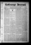 Primary view of La Grange Journal. (La Grange, Tex.), Vol. 41, No. 15, Ed. 1 Thursday, April 8, 1920