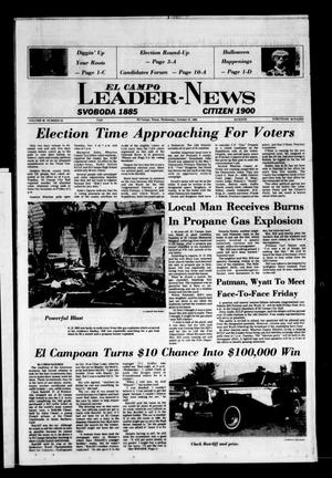 Primary view of object titled 'El Campo Leader-News (El Campo, Tex.), Vol. 98, No. 62, Ed. 1 Wednesday, October 27, 1982'.
