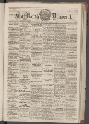 Primary view of object titled 'The Daily Fort Worth Democrat. (Fort Worth, Tex.), Vol. 1, No. 222, Ed. 1 Wednesday, March 21, 1877'.