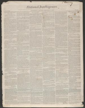 Primary view of object titled 'National Intelligencer. (Washington [D.C.]), Vol. 48, No. 7022, Ed. 1 Thursday, December 30, 1847'.