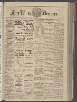 Primary view of object titled 'The Daily Fort Worth Democrat. (Fort Worth, Tex.), Vol. 1, No. 141, Ed. 1 Saturday, December 16, 1876'.