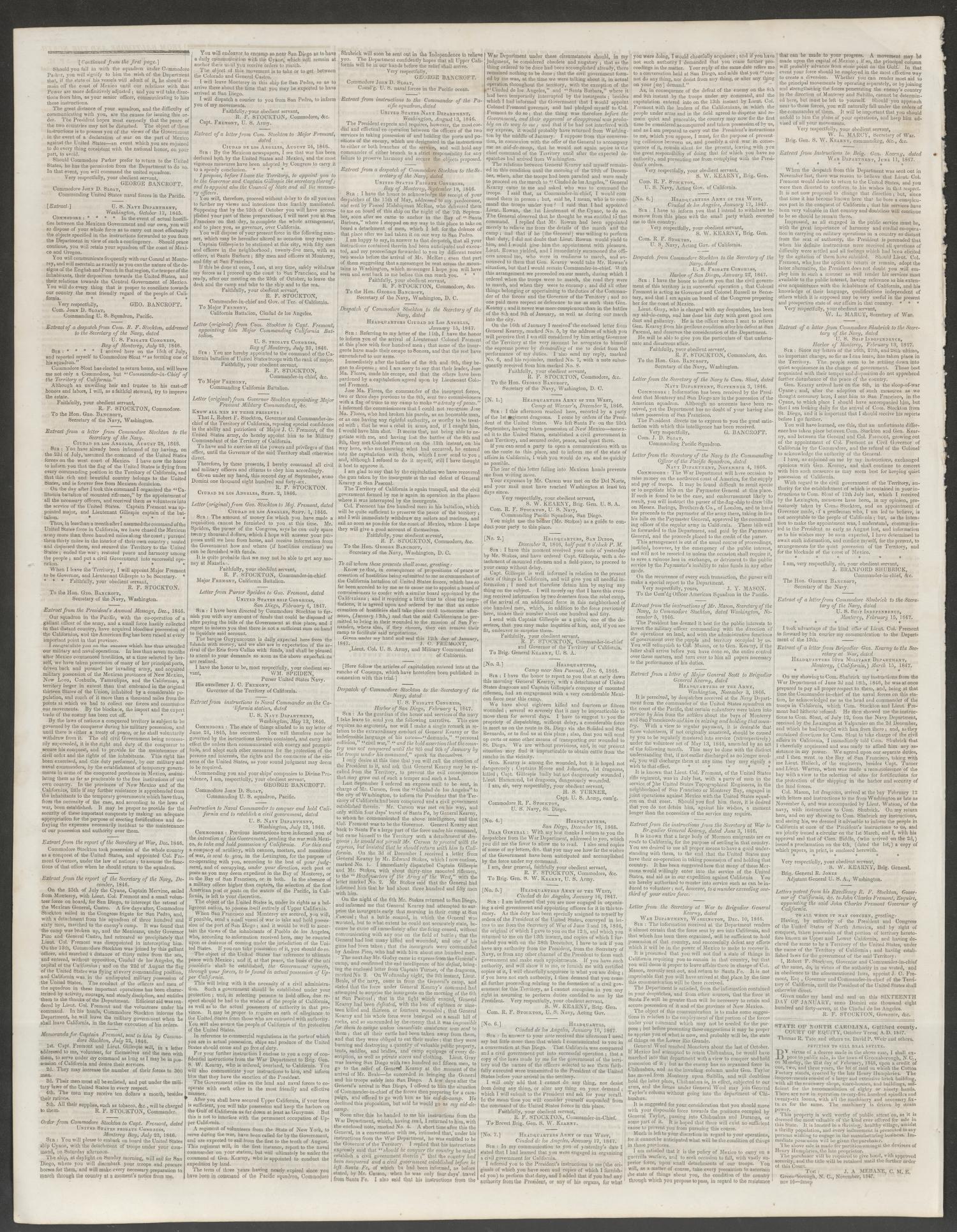 National Intelligencer. (Washington [D.C.]), Vol. 48, No. 7012, Ed. 1 Tuesday, December 7, 1847
                                                
                                                    [Sequence #]: 4 of 4
                                                