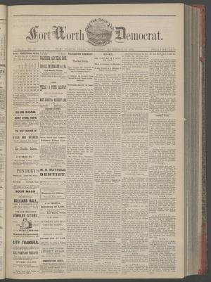 Primary view of object titled 'The Daily Fort Worth Democrat. (Fort Worth, Tex.), Vol. 1, No. 60, Ed. 1 Wednesday, September 13, 1876'.