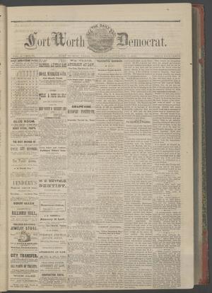 Primary view of object titled 'The Daily Fort Worth Democrat. (Fort Worth, Tex.), Vol. 1, No. 55, Ed. 1 Thursday, September 7, 1876'.