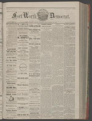 Primary view of object titled 'The Daily Fort Worth Democrat. (Fort Worth, Tex.), Vol. 1, No. 71, Ed. 1 Tuesday, September 26, 1876'.