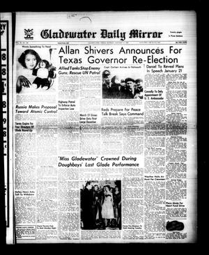Primary view of object titled 'Gladewater Daily Mirror (Gladewater, Tex.), Vol. 3, No. 149, Ed. 1 Sunday, January 13, 1952'.