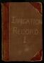Book: Travis County Clerk Records: Irrigation Record 1