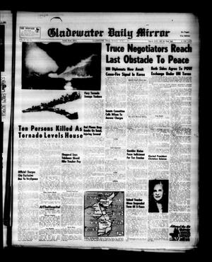 Primary view of object titled 'Gladewater Daily Mirror (Gladewater, Tex.), Vol. 4, No. 274, Ed. 1 Monday, June 8, 1953'.