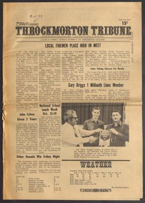 Primary view of object titled 'Throckmorton Tribune (Throckmorton, Tex.), Vol. 83, No. 9, Ed. 1 Thursday, October 11, 1973'.