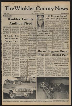 Primary view of object titled 'The Winkler County News (Kermit, Tex.), Vol. 41, No. 3, Ed. 1 Thursday, March 24, 1977'.