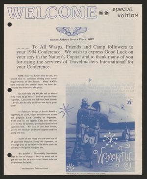 Primary view of object titled '[Brochure to WASP from Travelmasters International]'.