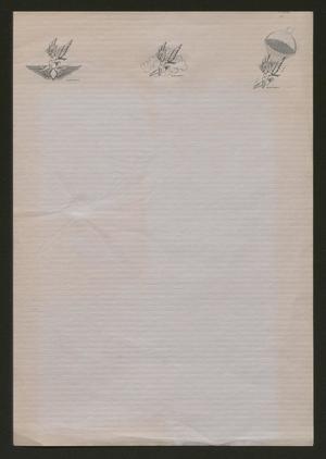 Primary view of object titled '[Stationery Sheet Featuring Fifinella]'.