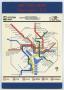 Primary view of [Postcard of Metro Map for Washington, D.C.]