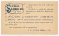 Text: [S. D. Myres Saddle Company Order Card #7]