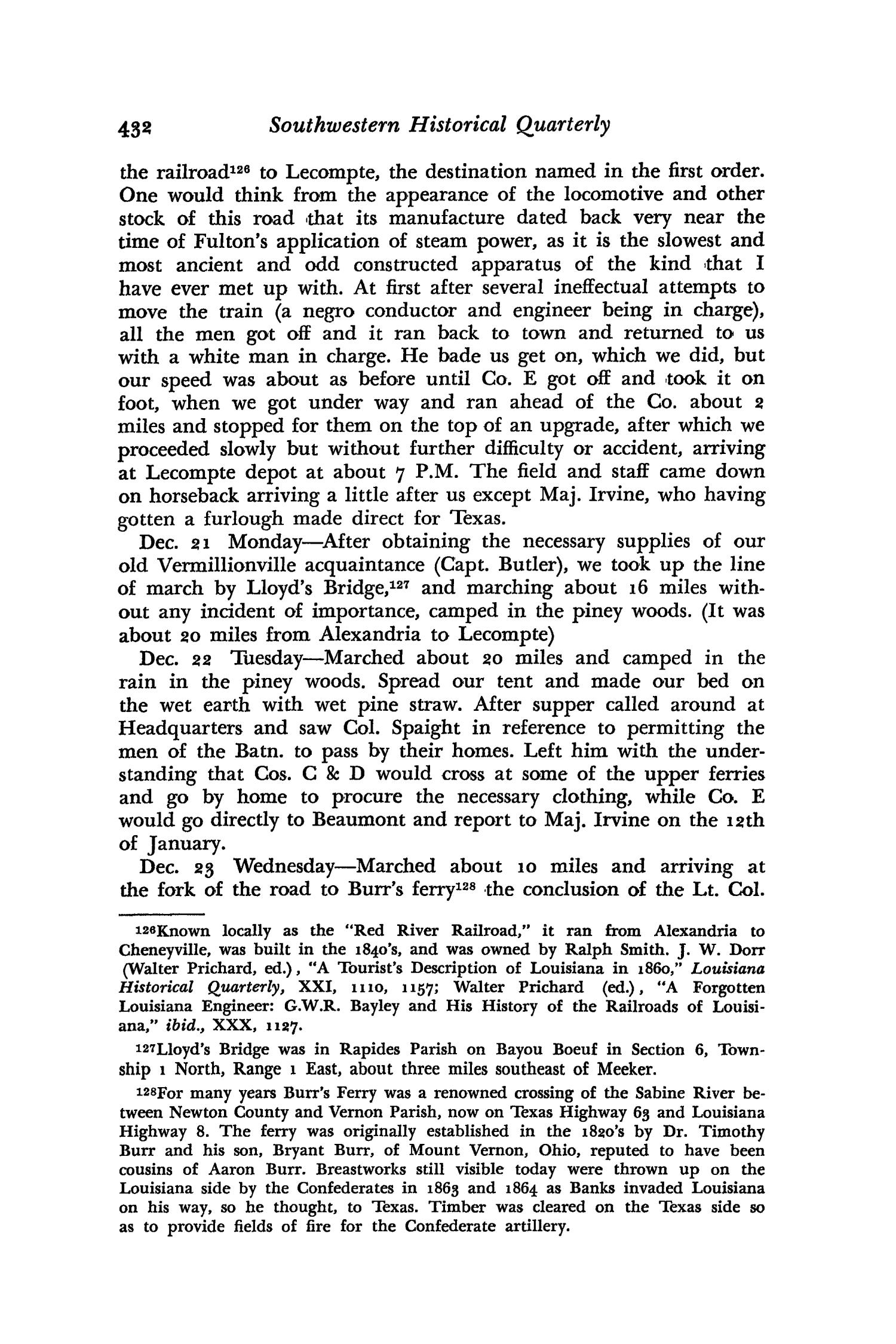 The Southwestern Historical Quarterly, Volume 67, July 1963 - April, 1964
                                                
                                                    432
                                                