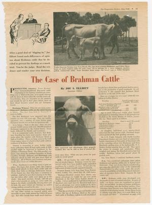 Primary view of object titled '[Clipping: The Case of Brahman Cattle]'.