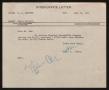 Letter: [Letter from T. L. James to D. W. Kempner, July 13, 1951]